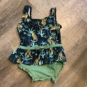 Ruffle Butts Leopard swimsuit